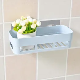Stockage de cuisine Polvyle Utilisez un design élégant sans trace sans forage d'espace de salle de bain pour l'organisation de salle de bain solution aspirante aspiration