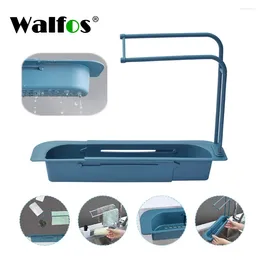 Keukenopslag Walfos wastafel drainer rek mand tas houder houder verstelbare badkamer gereedschap