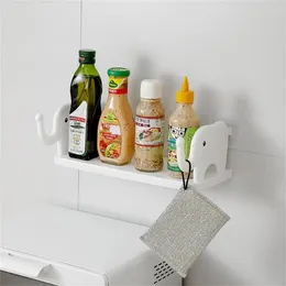 Estado de almacenamiento de cocina impermeable y a prueba de fugas de la rejilla para el baño Mejora el estante de vidrio para el hogar Colocación estable