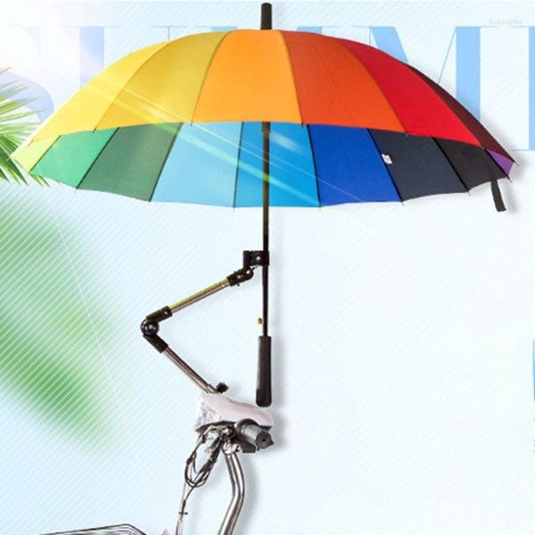 Rangement de cuisine pour fauteuil roulant, vélo, landau, connecteur de parapluie pivotant, support de poussette, tout Angle, outil d'équipement de pluie en acier inoxydable