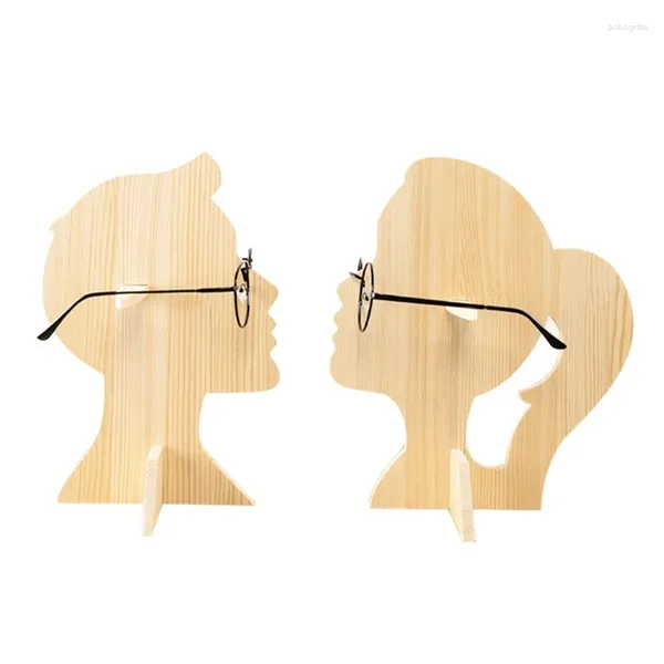 Almacenamiento de cocina, estante de exhibición de gafas de madera, soporte para gafas de sol, gabinete para mujer y hombre, accesorios de marco de gafas, gota decorativa