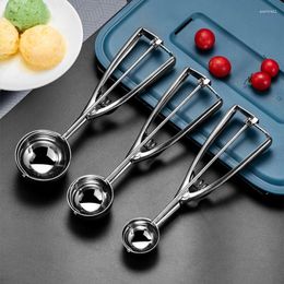 Supplies de cuisine multi-styles en acier inoxydable Scoop Scoop Ball Digger à la main Moule de cube facile