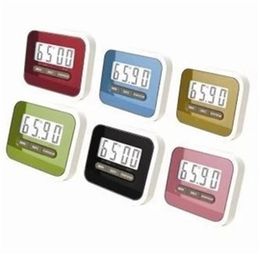 Keukentimer Digitale Keuken Helper Mini Digitale LCD Keuken Count Down Clip Timer Alarm Kleurrijke Miauwen