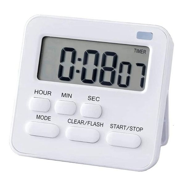 Minuteries de cuisine 4X minuterie de cuisine minuterie d'oeufs avec horloge minuterie numérique chronomètre avec alarme LCD forte pour la cuisson cuisson sport apprentissage etc. 230328
