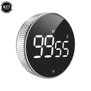 Kookwekkers Digitale timer Handmatig aftellen Elektronische wekker Magnetisch LED Mechanisch Koken Douche Studie Stopwatch 230721