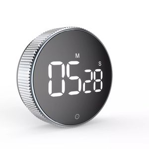 Kitchen Timers LED Digital Kitchen Timer Study Stopwatch Magnetic Electronic Cooking Countdown Clock LED Mechanical Remind Alarm Kitchen Gadget 230926