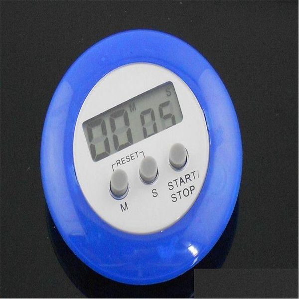 Temporizadores de cocina Mini LCD digital Cocina Cocina Temporizador de cuenta regresiva Alarma con soporte para el hogar Nueva entrega directa Hogar Jardín Cocina, Dinin Dh7T3