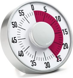 Keuken timers ronde mechanisch countdown klaslokaal visual met magneet voor leraar leren kinderen volwassen kookkantoor 230217