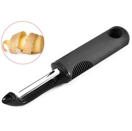 Keukengereedschap groente peeler ergonomische grip peelers roestvrij staal draaikieren fruit pellen mes voor aardappel appel wortel komkommer sn712