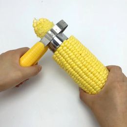 Outils de cuisine outils à main maïs en acier inoxydable Parnaute ménage multi-fonctions de maïs à manchette de maïs à époncheur d'écrou
