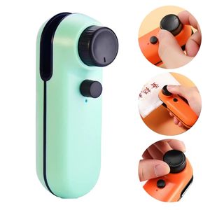 Keukengereedschap Knop USB Oplaadafdichter Mini Portable Portables voedsel Verpakking Tas Afdichting Clip Snack Vochtvrije warmteafdichters keukengereedschap