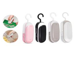 Herramientas de cocina mini máquina de sellado sellador de calor portátil bolso de almacenamiento de plástico pegatina y sellos para bocadillos de comida 8347188