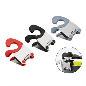 Utensilios de cocina Clips de goma anti-calor de acero inoxidable Soportes para ollas Soporte para platos de doble propósito Accesorios para dispositivos