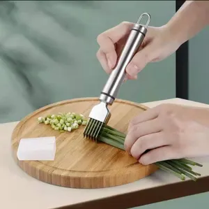 Kitchen Tools Stainless Steel Scallion knife Cut scallions kitchen Egg Chopper Grater Multi-function Vegetable Cutter