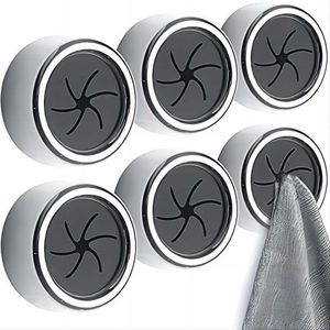 Keuken Handdoek Haken 3PCS Non Ponsen Afwas Doek Opslag Clip Vaatdoek Huishoudelijke Handschoenen Haak Rek Gat Muur Opknoping 230719