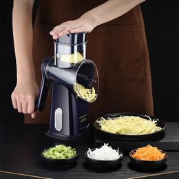 Cuisine Veggie Chopper Multifonction Rotatif Râpe À Fromage Manuel Tambour Râpe Broyeur De Légumes Trancheuse Cutter Hachoir À Viande 240105