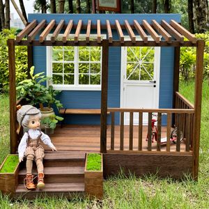 Keukens spelen voedsel 1 6 Doll House Mini Model BalconyPorch 221202