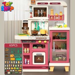 Cuisines jouent à la nourriture 103cm Big Kitchen Toy Childrens jouent à la maison de cuisine Spray Spray bébé mini nourriture Cuisine Toys Girl Cadeaux de Noël 2443