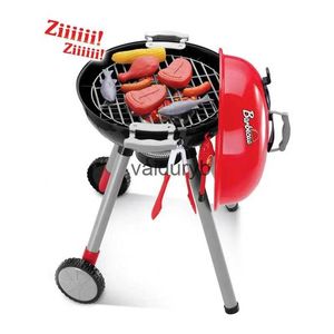 Cuisines Jouer à la nourriture 1 ensemble de cuisine jouet ensemble de maison de jeu jouet barbecue électrique pour tout-petits avec lumière sonore réelle filles semblant jouer jeu de rôle Setvaiduryb