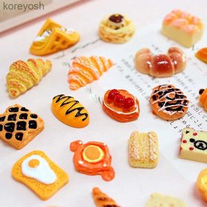 Keukens Speelvoedsel 3-delige poppenhuis miniatuur kunstmatige nep voedsel taart brood koekje keuken decor decoratieve ambachtelijke spelen poppenhuis ToyL231104