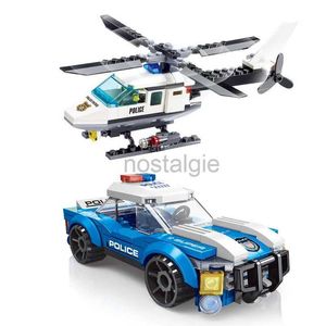 Keukens spelen Food City Police Helicopter Car Plane Building Blocks MOC Classic Aircraft Model Assemble bakstenen educatief speelgoed voor kinderen geschenken 2443