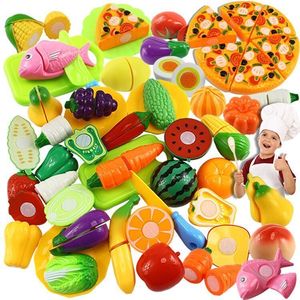 Cuisines Play Food Diy Retend Toys Plastic Cutting Fruit Vegetable Pretend Enfants Cuisine Montessori Apprentissage Jouet Éducatif 221123