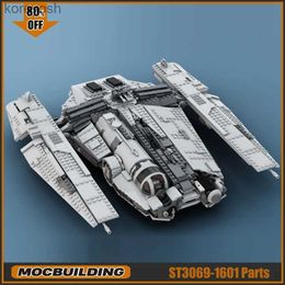 Keukens Speelvoedsel Haulcraft MOC Bouwstenen Star Movie Play Game Set Ruimteschip Model Starfighter DIY Assemblage Technologie Bakstenen Kinderen SpeelgoedL231104