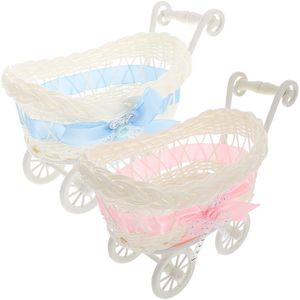 Cuisines Jouer Nourriture Imitation Rotin Tissé Poupées En Peluche Chariot Paniers De Bonbons Panier Enfants Jouets Baby Shower Faveurs De Mariage Décoration 230713