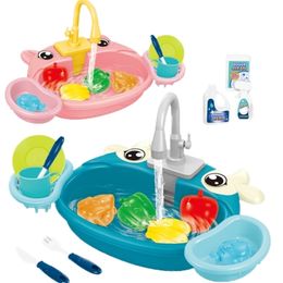 Keukens Play Food Kids Mini Gootsteen Speelgoed Set Afwassen Gesimuleerde Educatief Huis Spelletjes Kinderen Kerstcadeau Speelgoed 221105