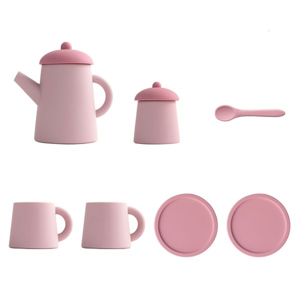 Cuisines jouer à la nourriture cuisines ensemble de tasses miniatures jouets de jeu de simulation pour filles garçon tasse d'alimentation en Silicone souple jouets d'éducation précoce articles miniatures