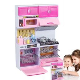 Cuisines Jouer à la nourriture Jouets de cuisine pour enfants Jeux de cuisine et jeux de casseroles Ensembles de nourriture Mini bar de cuisine et armoire de cuisinière Faire semblant de jouer Cadeaux de Noëlvaiduryb