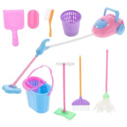 Kitchens Play Food Mini House Nettaiteur Tools Kid Pretend Play Toy Hownalage Tool Nettoying Broom Brush Brush Washing House Cleaner for Children 2445