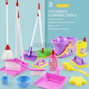 Kitchens Play Food Mini Simulation Nettoyage Fellotume Play Kids Toys Broom For Children Makeup Brushes Washing Machine Set Kindergarten Game Toys 2443