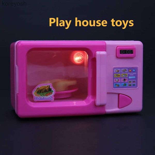 Cuisines jouer nourriture Mini Simulation cuisine jouets enfants enfants jouer maison jouet micro-ondes OvenL231104