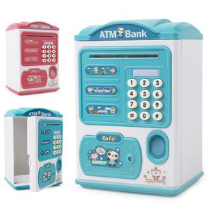 Keukens Spelen Voedsel Spaarpot Met Vingerafdruk Spaarpot Elektronische ATM Spaarpot Voor Munten Cash Safe Grote Munt Bank Wachtwoord Slot Voor Kinderen 230626