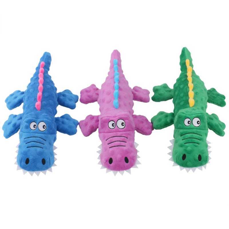 Kitchens Play Food Pet clay toys sound like crocodile moles durable and cute cartoon dog toys pet supplies S24516