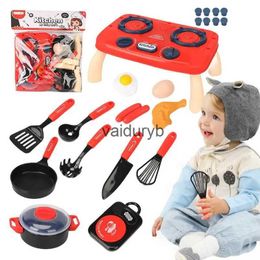 Cuisines Jouer à la nourriture Jouer aux accessoires de cuisine Ensemble de 14 jouets électriques Faire semblant d'un ensemble de cuisine Jouets de pré-maternelle Batterie de cuisine Jouets avec son pour Homevaiduryb