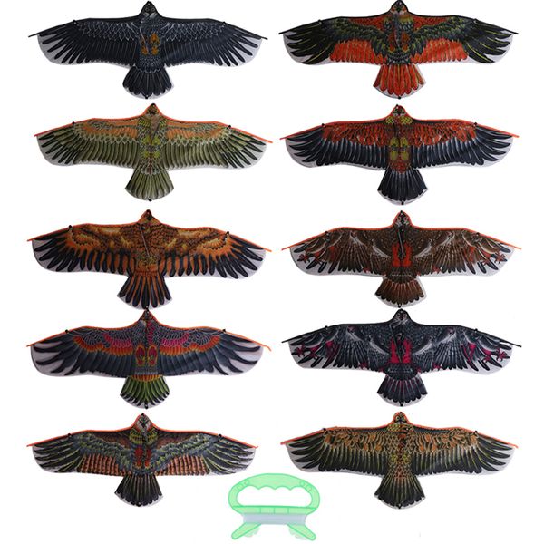 Accessoires de cerf-volant 11m Aigle plat avec ligne de 30 mètres Enfants Flying Bird s Windsock Jouets de plein air Tissu de jardin pour enfants Cadeau 230426