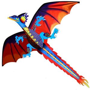 Accessoires de cerf-volant 140x120cm 3D Dragon Grande Taille Animal s Volant Jouet Amusant En Plein Air Pour Adultes Enfants Avec 100M Line board 230426