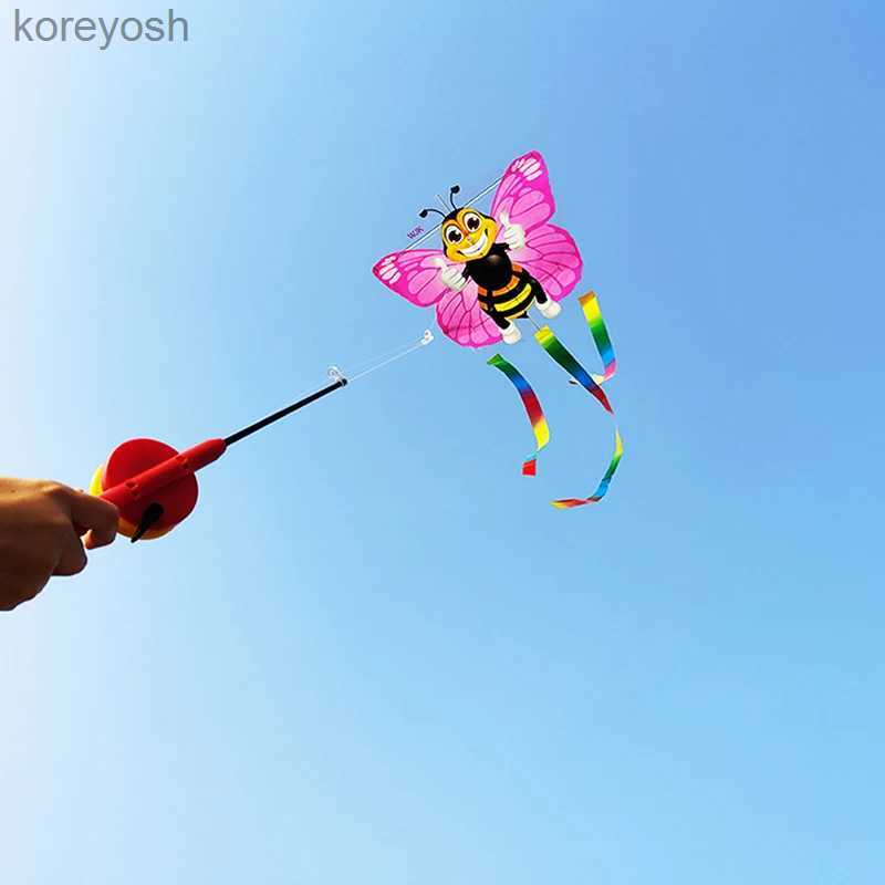 カイトアクセサリー1PC漫画空飛ぶカイトおもちゃのおもちゃkiteおもちゃフライカイト屋外春秋おもちゃハンドルlinel231118