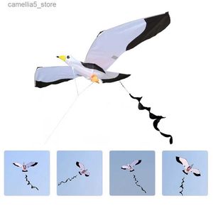 Cerf-volant accessoires 1pc enfants dessin animé mouette cerf-volant facile à voler cerf-volant longue queue cerf-volant pour jeux de plein air cerfs-volants Q231104