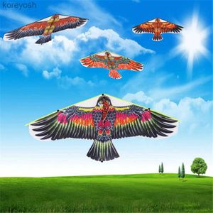 Accesorios para cometas 1 Unids 102 * 45 cm Cometas de Pájaros Voladores Manga de Viento Juguetes Al Aire Libre Tela de Jardín Cometa de Águila Grande Volando Plano Águila Cometa de Pájaro RandomL231118