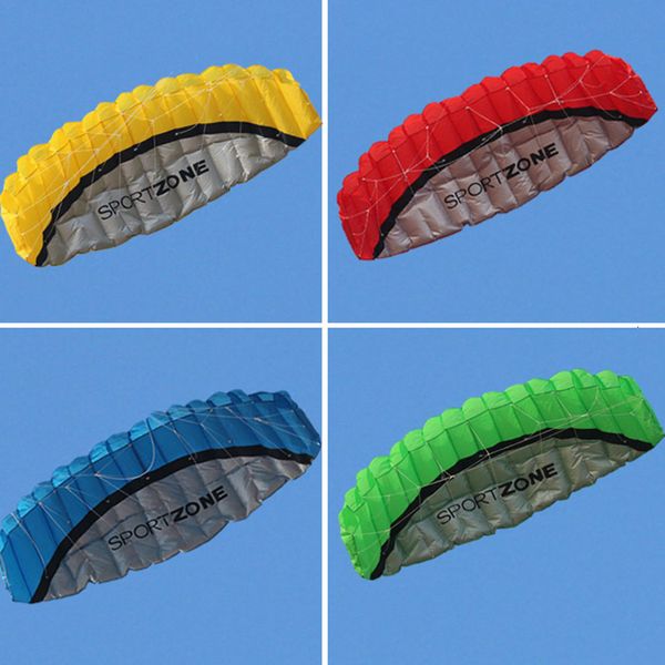 Accesorios para cometas 250cm cometas eléctricas de acrobacias de doble línea juguetes voladores para niños cometa surf cometas de playa cometas de viento profesional deporte de fábrica 230712