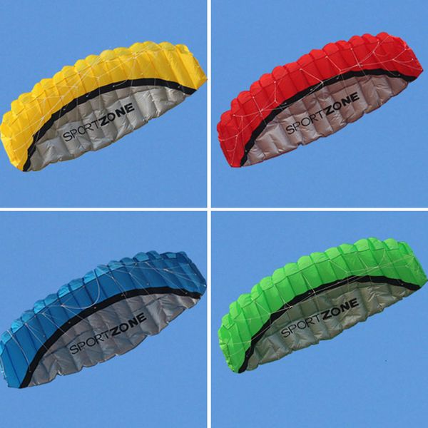 Accessoires de cerf-volant 250 cm double ligne cerfs-volants acrobatiques jouets volants pour enfants kite surf plage professionnel vent usine sport 230605