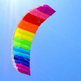 Accessoires de cerf-volant 270cm à double ligne grande parafoil kites mouche sportive cascadeur kite bar bar extérieur jouets kitesurf ikite usine nybq