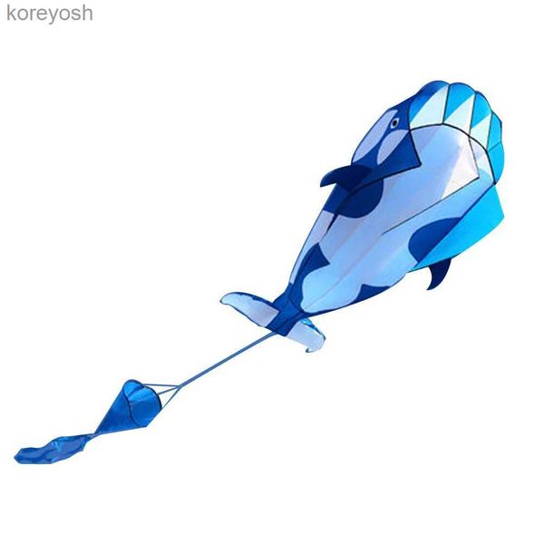 Kite Accessories Cerf-volant en nylon souple 3D, baleine, dauphin, cerf-volant sans cadre, jouet de sport, cerf-volant gonflable pour enfants, jouets amusants d'été en plein air GameL231118