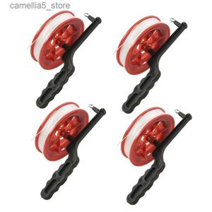 Kite Accessoires 4 Stuks 100M Twisted String Lijn Rood Wiel Kite Reel Winder Q231104