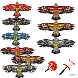 Kite Accessories Ligne de cerf-volant de 50 mètres, grand aigle volant, cerf-volant de 1.1m, cadeau pour enfants, voyages en famille, jouets de jardin et de plein air, jouet de sport