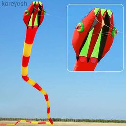 Cerf-volant accessoires 55M géant doux 3D serpent cerf-volant gonflable adulte cerf-volant extérieur facile à voler compétition cerf-volant Cometas De Viento Pipa ProfessionalL231118