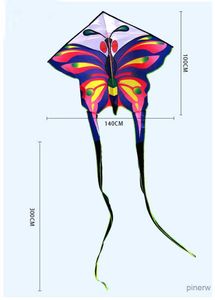 Accessoires de cerf-volant, livraison gratuite, cerfs-volants papillon, jouets d'extérieur pour enfants, cerfs-volants en nylon ripstop albatros, ligne de poignée d'usine, cerfs-volants weifang